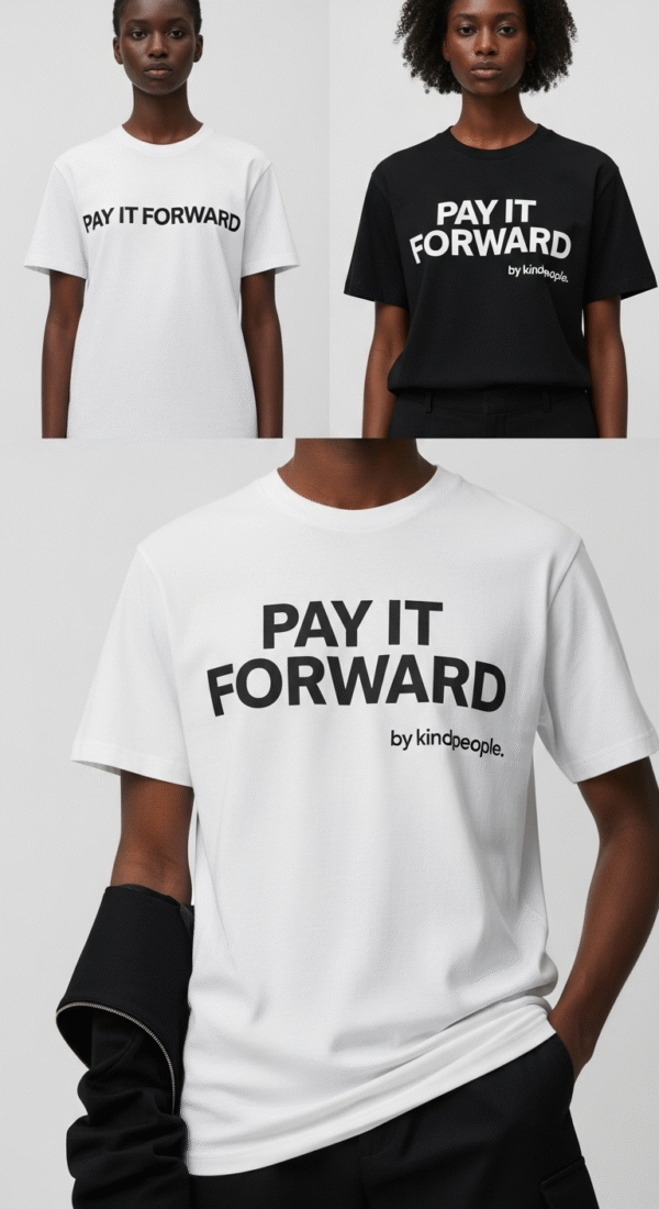 pay it forward tee | by kindpeople. | white or black