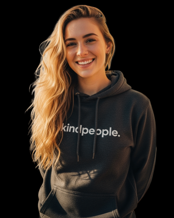 kindpeople. unisex hoodie | grey