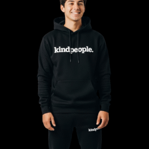 kindpeople. unisex hoodie – Black