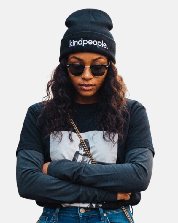 kindpeople. beanie | black