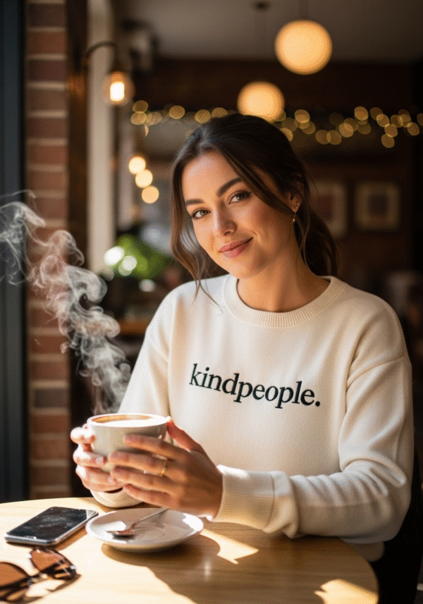 women's cream knit jumper | bold | kindpeople.