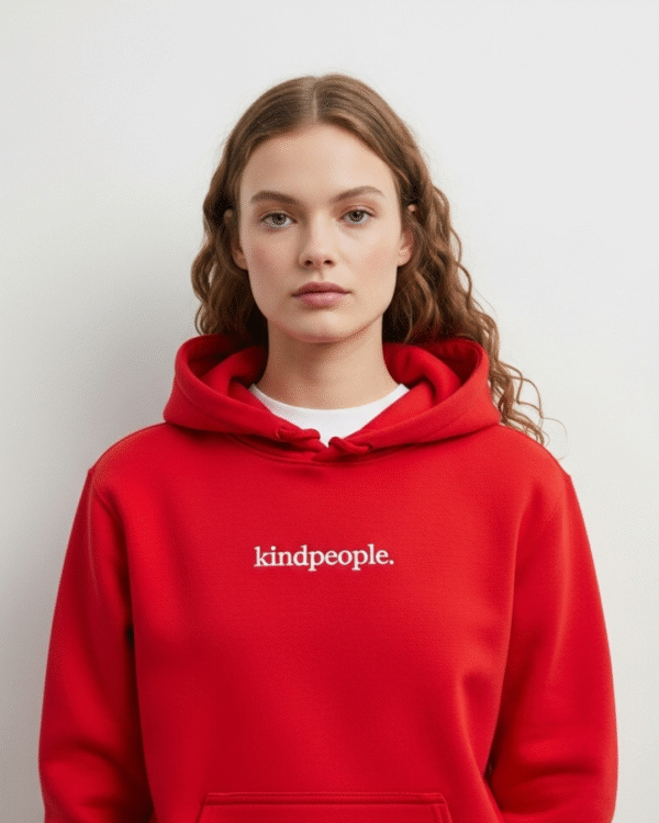kindpeople. hoodie | red