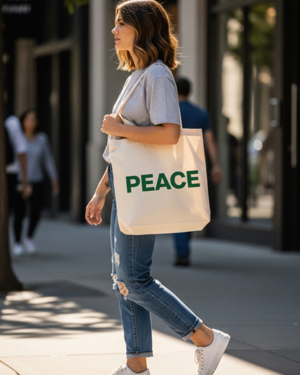 peace | tote bag | madebykindpeople.