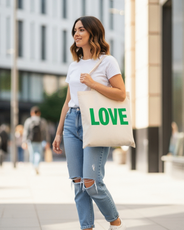 love | tote bag | madebykindpeople.
