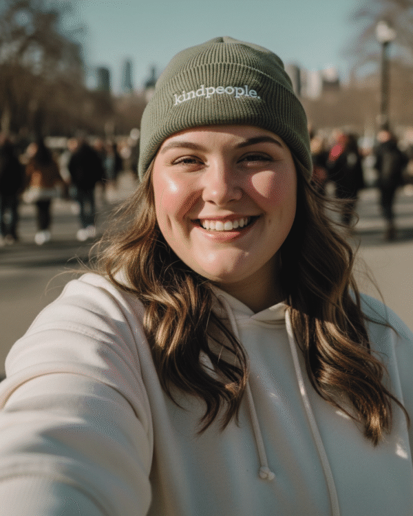 kindpeople. beanie | olive green