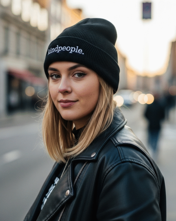 kindpeople. beanie | black
