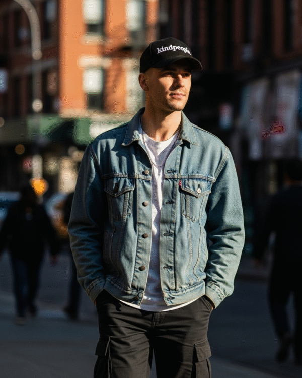 kindpeople. baseball cap | black
