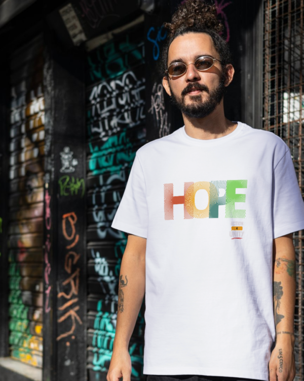 Ryan Kalish + kindpeople. oversized HOPE t-shirt | organic cotton unisex tee